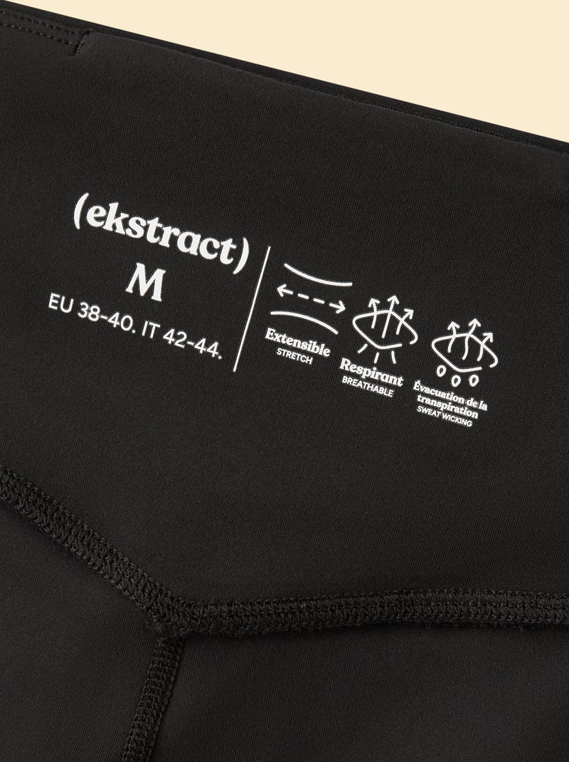 Legging deportivo 7/8 - (ekstract) Negro - Kiabi