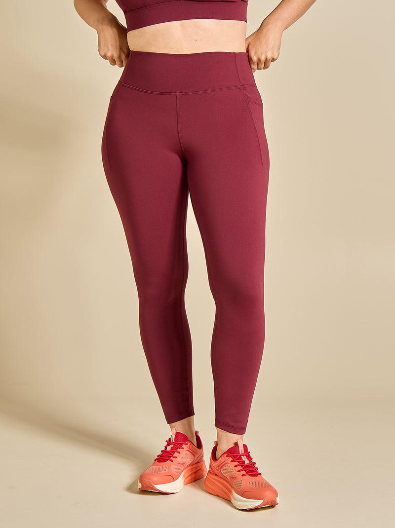 Legging deportivo con bolsillos - (ekstract) Burdeos - Kiabi