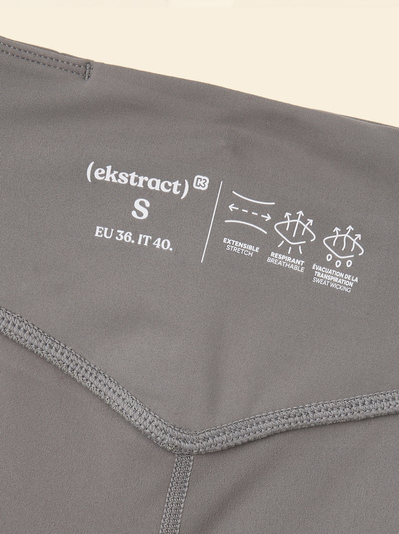Legging deportivo con bolsillos - (ekstract) Gris - Kiabi