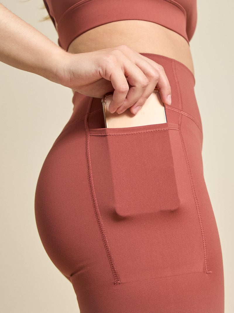 Legging deportivo con bolsillos - (ekstract) Marron - Kiabi