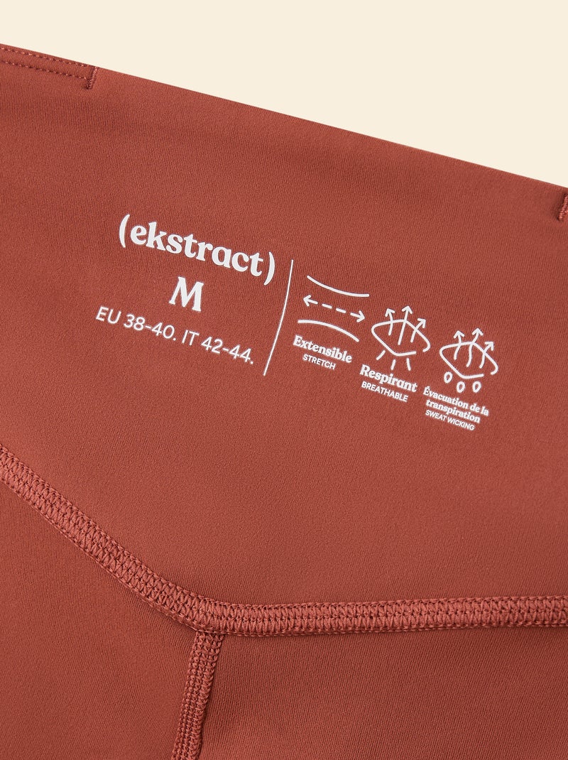 Legging deportivo con bolsillos - (ekstract) Marron - Kiabi