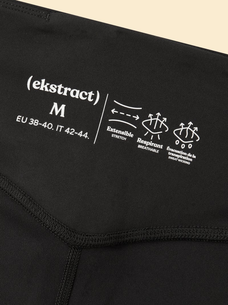 Legging deportivo con bolsillos - (ekstract) Negro - Kiabi