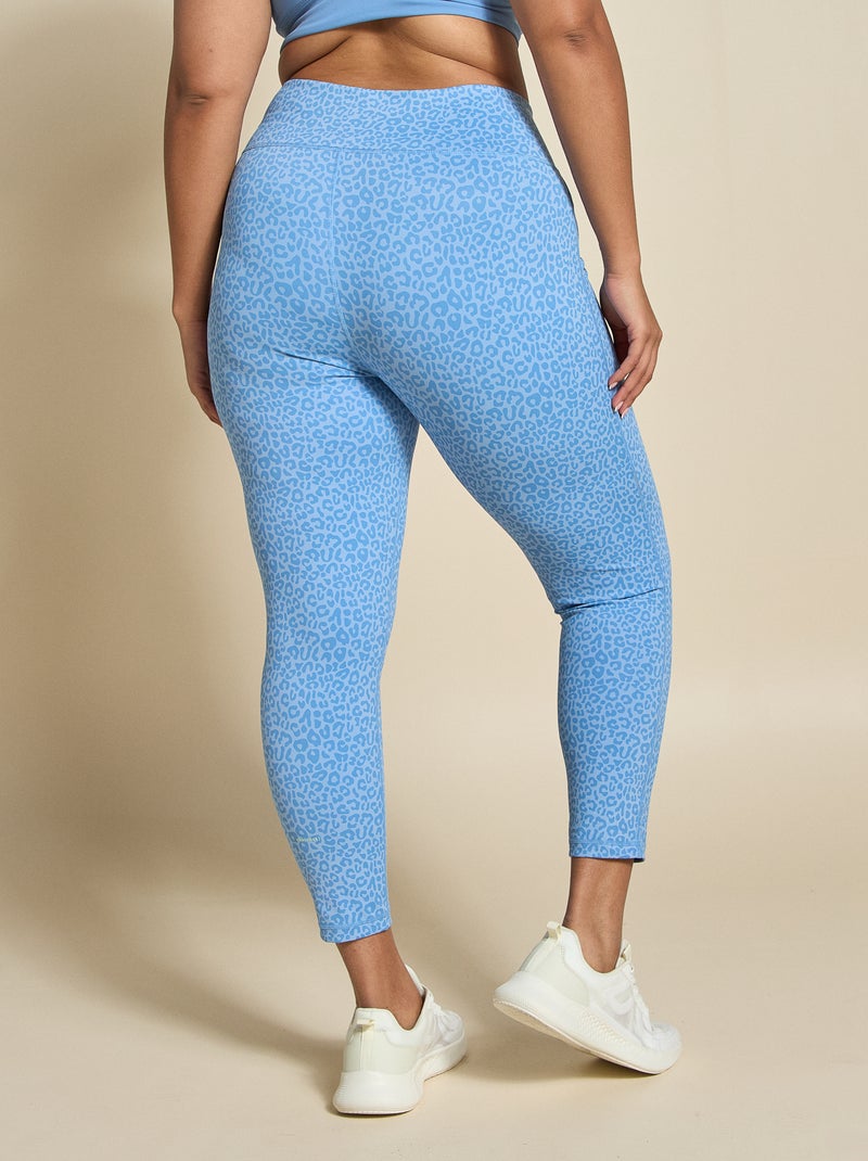 Legging deportivo con estampado de leopardo - (ekstract) Azul - Kiabi