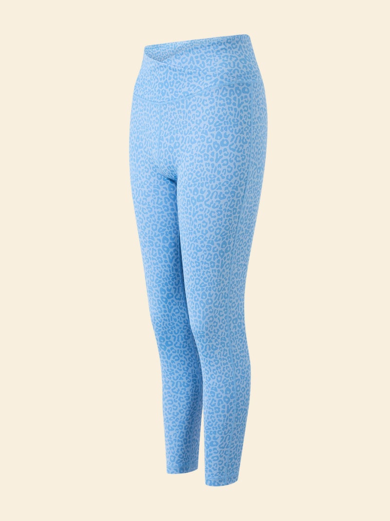 Legging deportivo con estampado de leopardo - (ekstract) Azul - Kiabi
