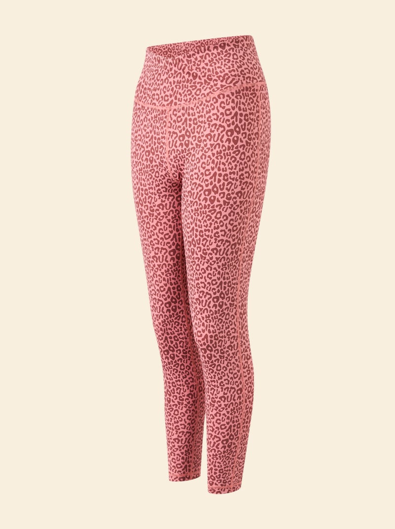 Legging deportivo con estampado de leopardo - (ekstract) Rosa - Kiabi