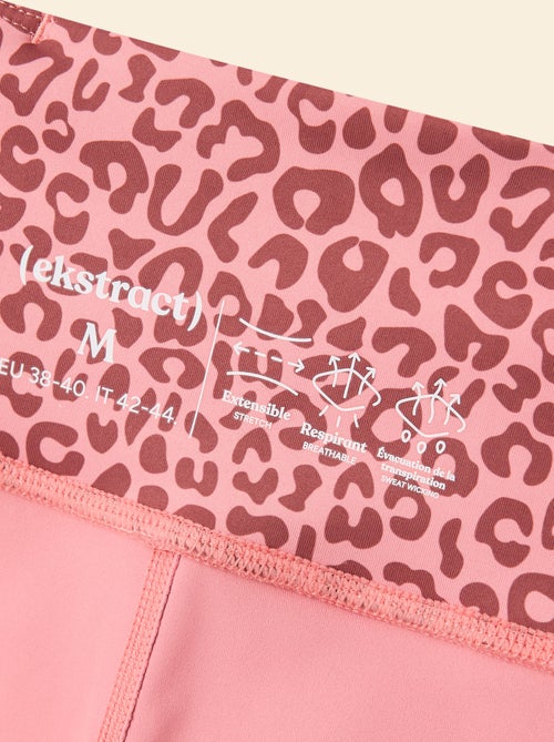 Legging deportivo con estampado de leopardo - (ekstract) - Kiabi