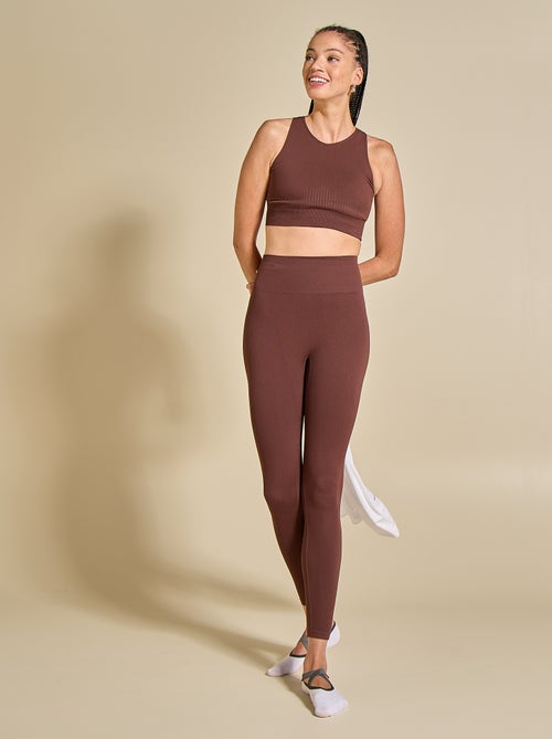 Legging deportivo de canalé - (ekstract) - Kiabi