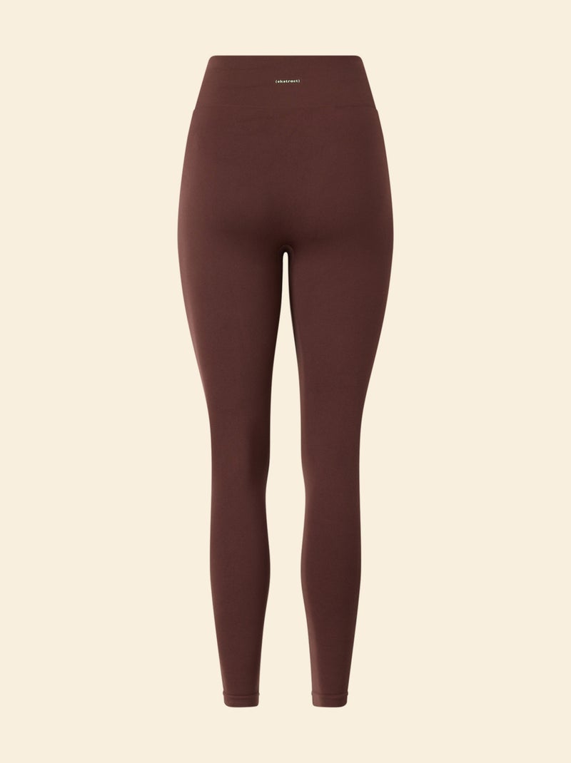 Legging deportivo de canalé - (ekstract) Marron - Kiabi