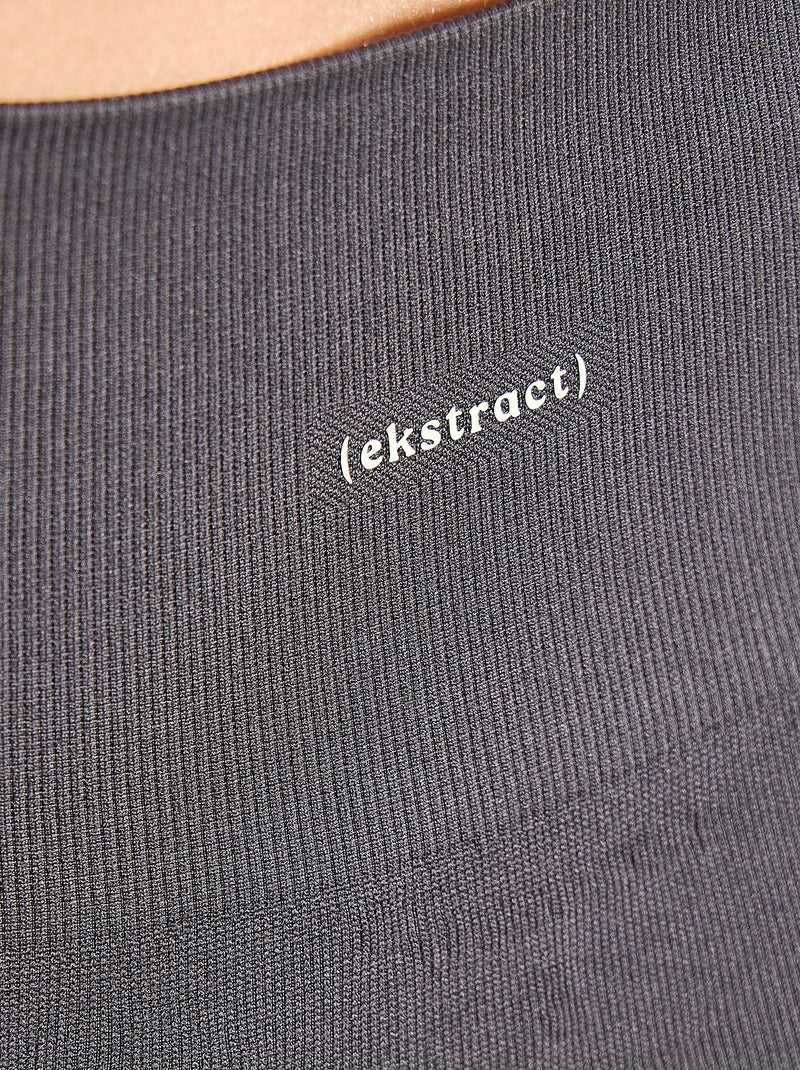 Legging deportivo de canalé - (ekstract) Negro - Kiabi