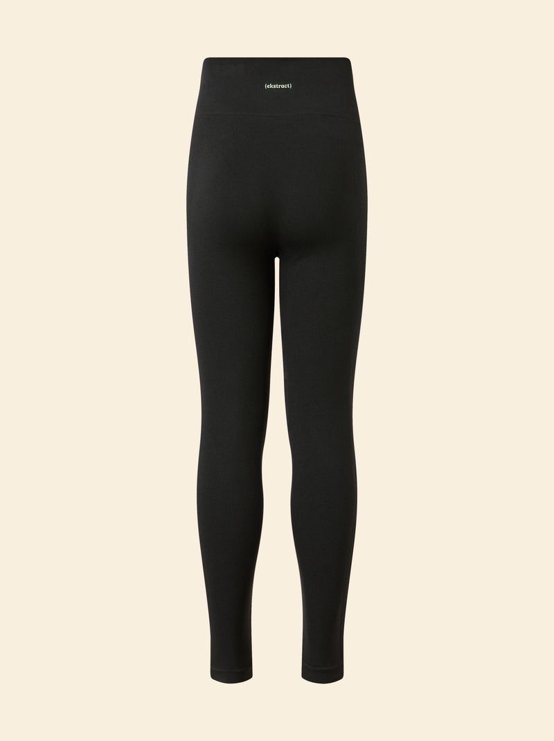 Legging deportivo de canalé - (ekstract) Negro - Kiabi