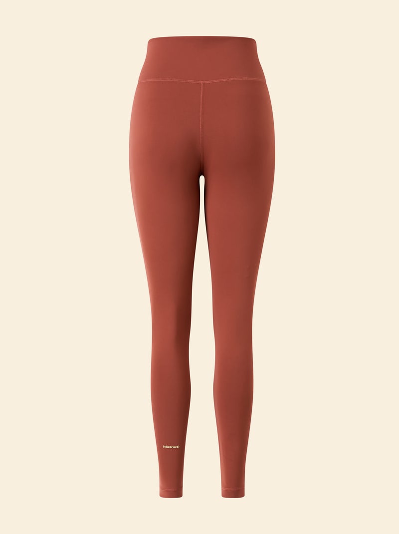 Legging deportivo de cintura cruzada - (ekstract) Marron - Kiabi
