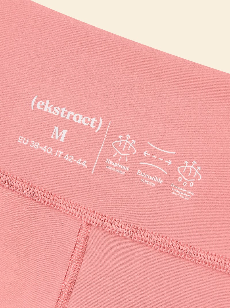 Legging deportivo de cintura cruzada - (ekstract) Rosa - Kiabi