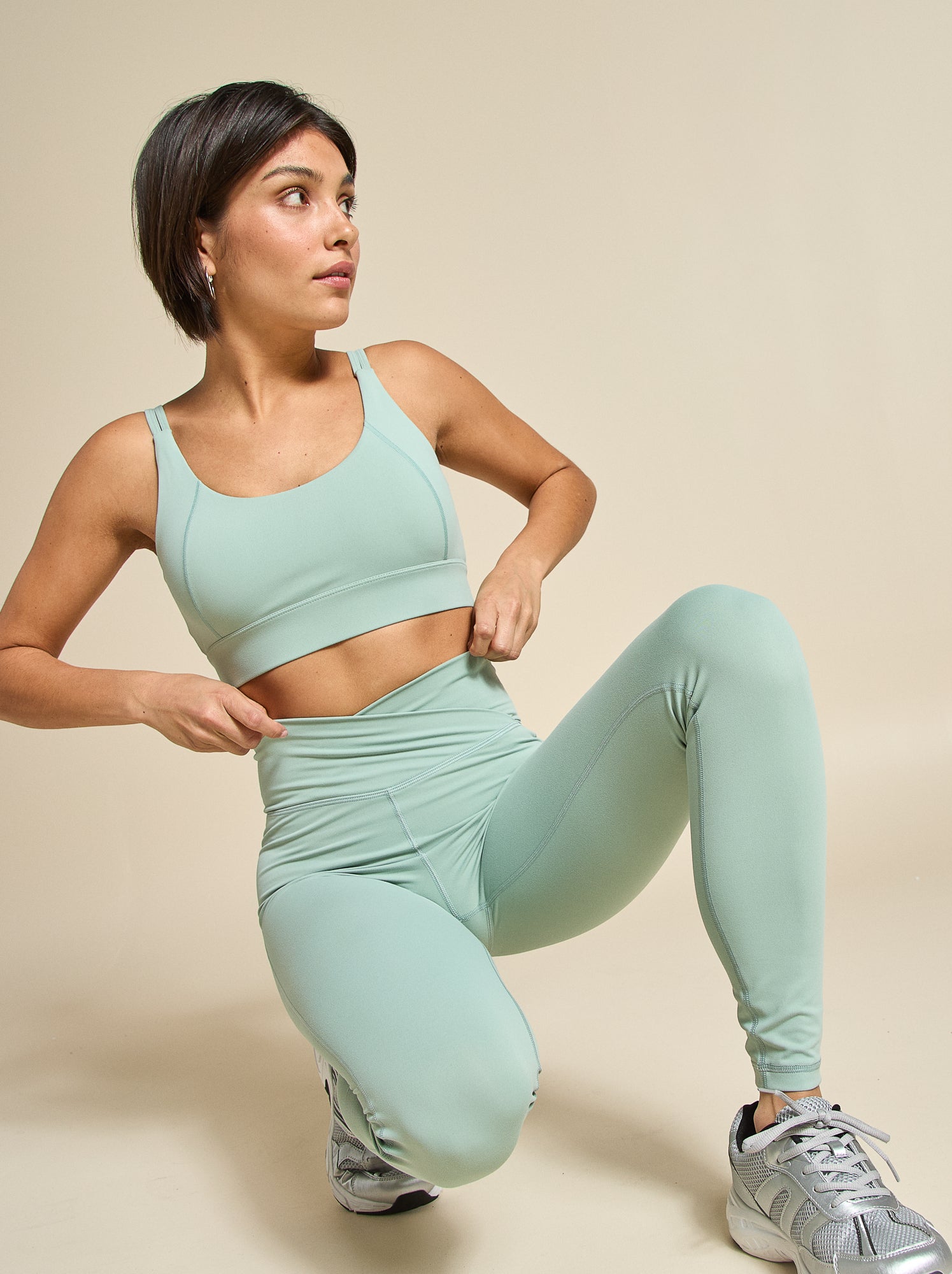 Legging deportivo de cintura cruzada - (ekstract)