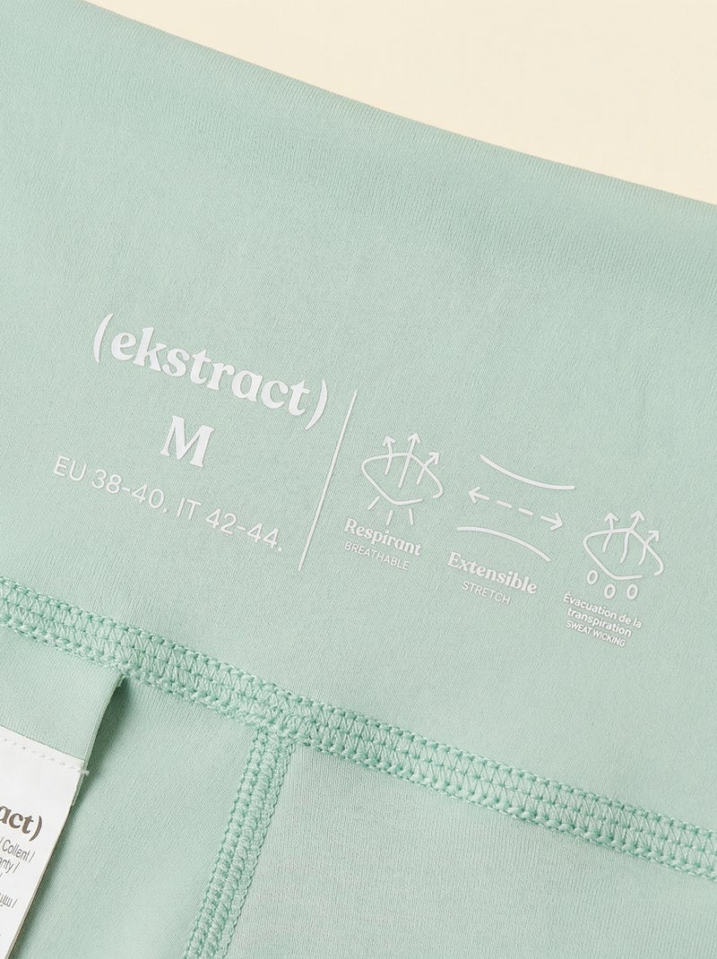 Legging deportivo de cintura cruzada - (ekstract) Verde - Kiabi