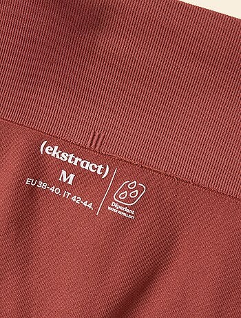 Legging deportivo en canalé sin costuras - (ekstract)