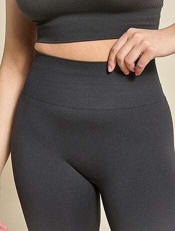Legging deportivo en canalé sin costuras - (ekstract)