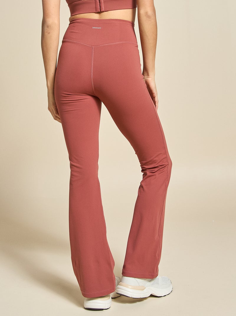 Legging deportivo flare - (ekstract) Marron - Kiabi