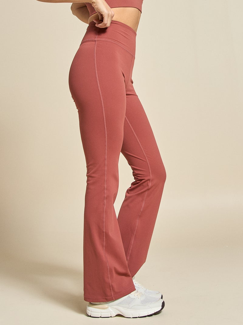 Legging deportivo flare - (ekstract) Marron - Kiabi