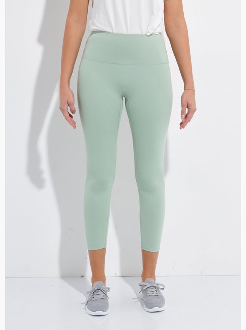 Legging deportivo liso de tiro alto - Afibel - Kiabi Legging deportivo liso de tiro alto - Afibel - Kiabi