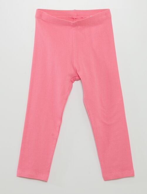 Pantalones slim para niña - rosa - Kiabi