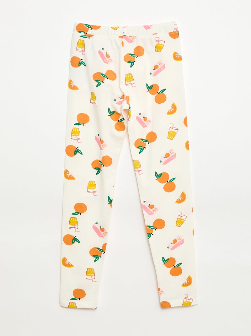 Legging estampado - Edición Gráfica Blanco - Kiabi