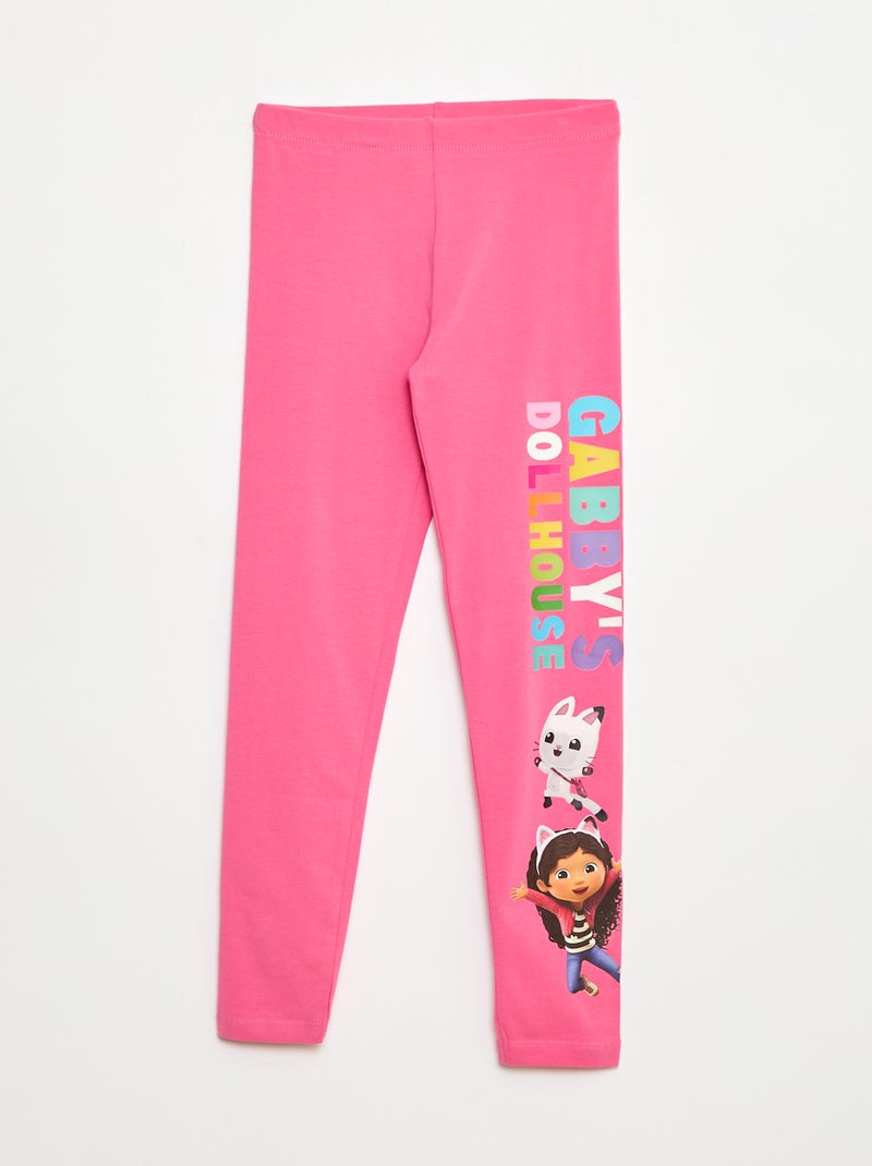 Legging estampado de algodón 'Gabby's dollhouse' Rosa - Kiabi