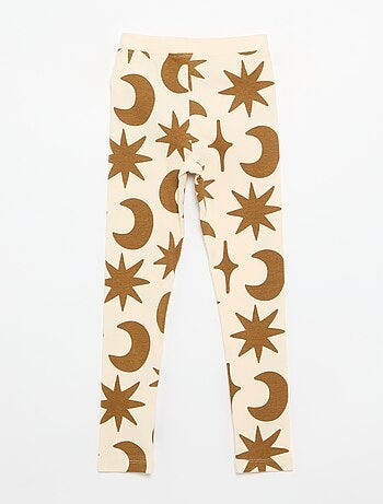 Legging estampado de canalé