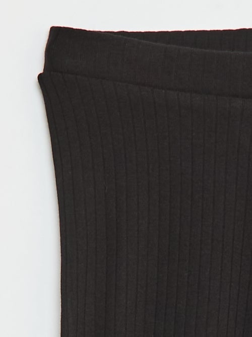 Legging estampado de canalé - Kiabi