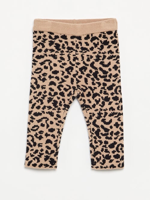Legging estampado de punto compacto - Kiabi