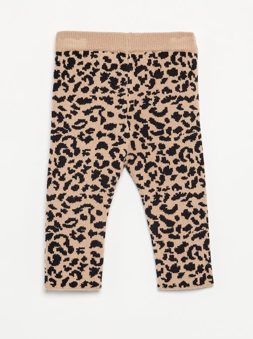 Legging estampado de punto compacto - Kiabi
