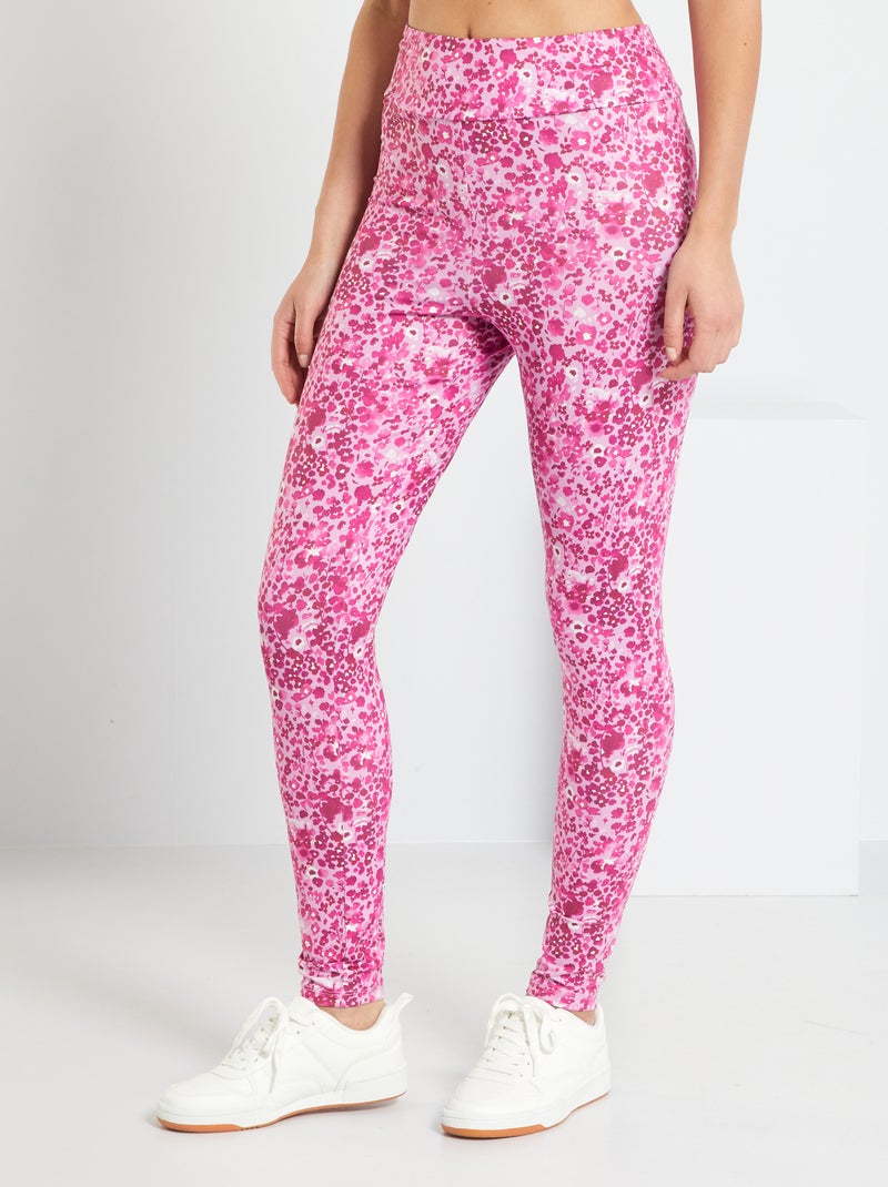 Legging estampado 'flores' ROSA - Kiabi