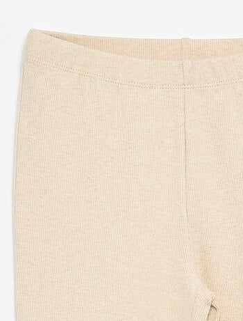 Legging flare de canalé