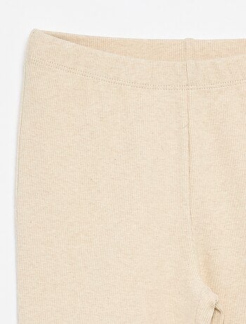 Legging flare de canalé