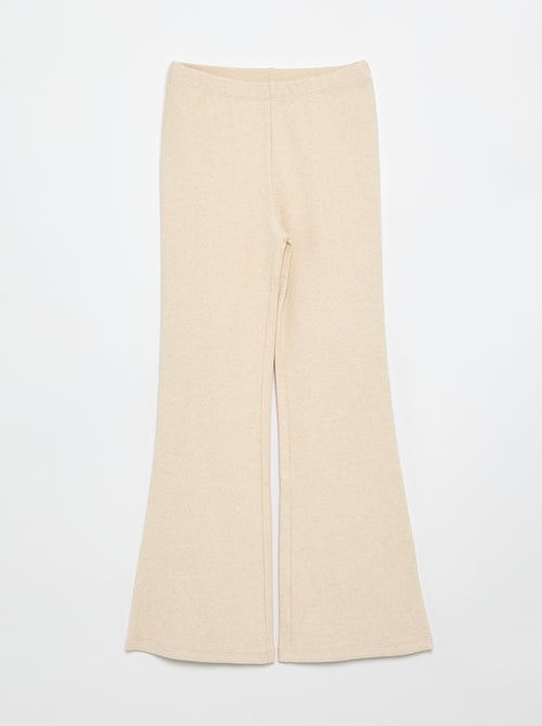 Legging flare de canalé - Kiabi