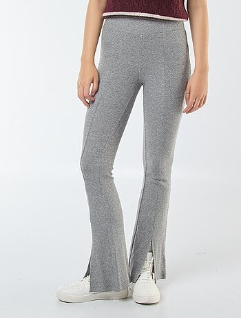 Legging flare de canalé