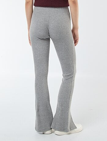 Legging flare de canalé