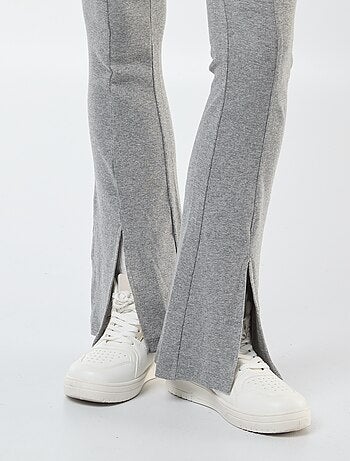 Legging flare de canalé
