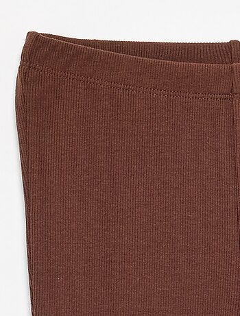 Legging flare de canalé