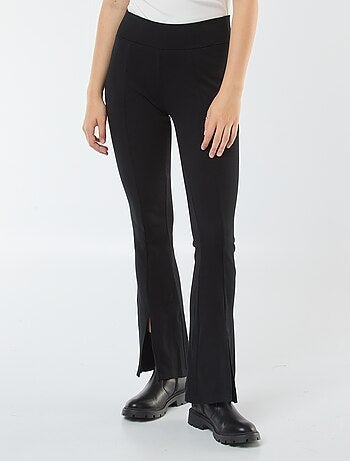 Legging flare de canalé