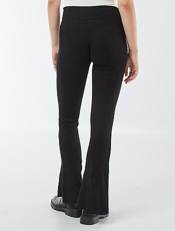 Legging flare de canalé