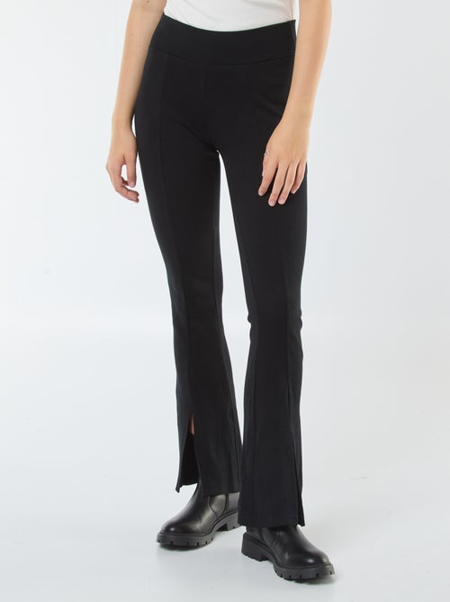 Legging flare de canalé - Kiabi