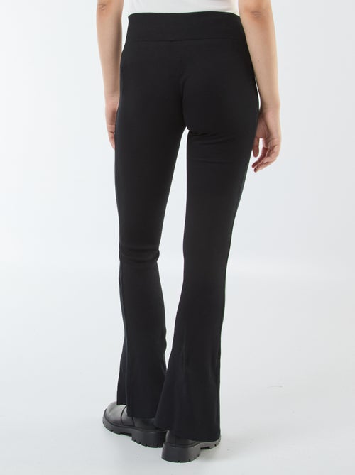 Legging flare de canalé - Kiabi