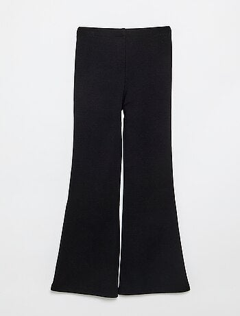 Legging flare de canalé