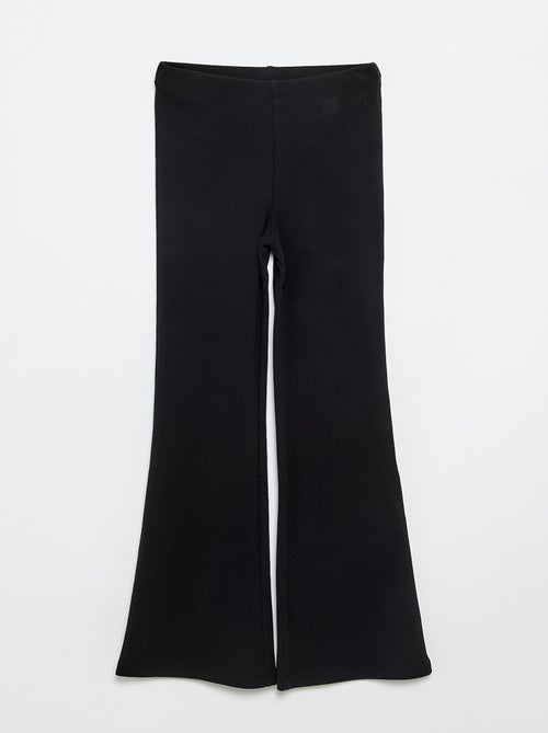 Legging flare de canalé - Kiabi