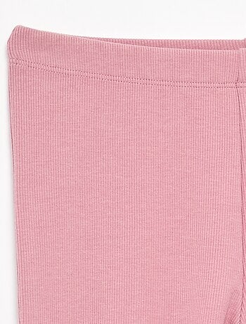 Legging flare de canalé