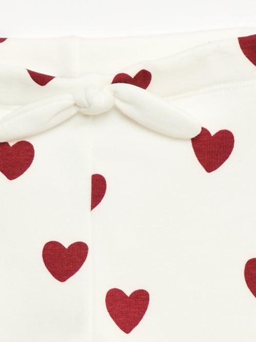 Legging forrado en felpa con lazo - Kiabi