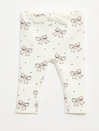 Legging forrado en felpa con lazo