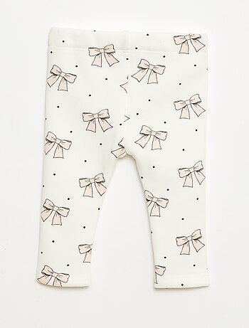 Legging forrado en felpa con lazo