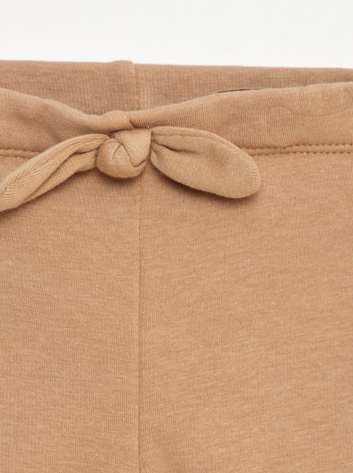 Legging forrado en felpa con lazo - Kiabi