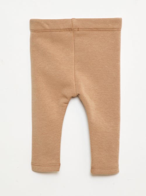 Legging forrado en felpa con lazo - Kiabi